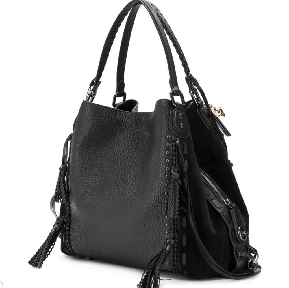 COACH EDIE 42'  FRINGE  RARE * NEW